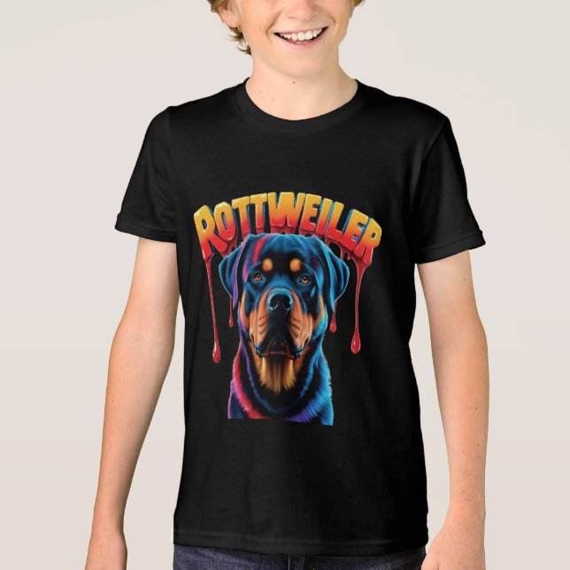 Camiseta Triblenda Rottweiler (Anverso)