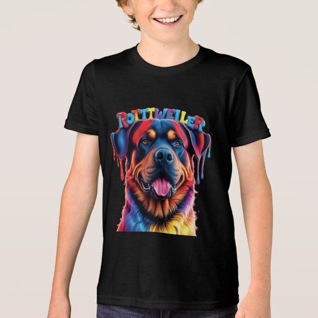 Camiseta Triblenda Rottweiler (Anverso)