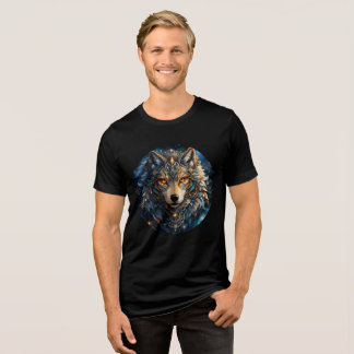 Camiseta Triblenda Royal Cosmic Wolf in Ornate Armor