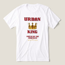 ROYALTY, URBAN KING MEN'S WHITE TRI-BLEND 