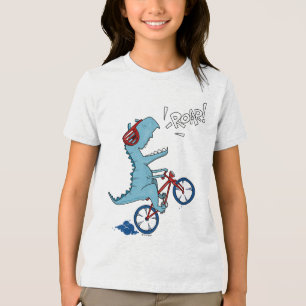 Camiseta Triblenda Ruar T-Rex en bicicleta