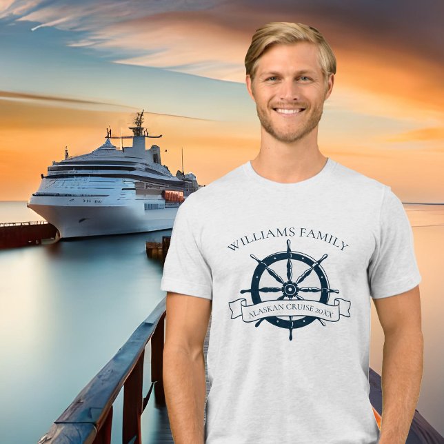 Camiseta Triblenda Rueda náutica de crucero de la familia personaliza (Subido por el creador)