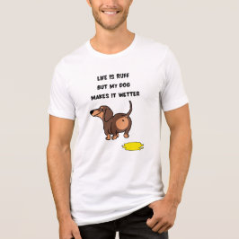 Camiseta Triblenda Ruff Life Graciosa Cita A Los Amantes Del Perro Bl