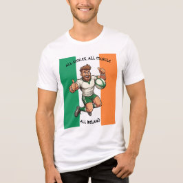Camiseta Triblenda Rugby Player Leaping