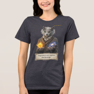 Camiseta Triblenda Russian Blue Einstein Cat - Imagination