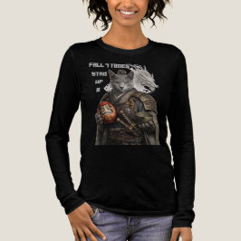 Camiseta Triblenda Russian Blue Samurai Cat