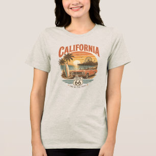Camiseta Triblenda Ruta 66 Vintage de California