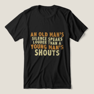 Camiseta Triblenda Sabiduría eterna - Cita de silencio de un anciano