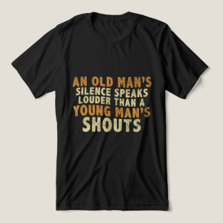 Camiseta Triblenda Sabiduría eterna - Cita de silencio de un anciano
