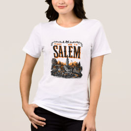Camiseta Triblenda Salem Halloween Vintage