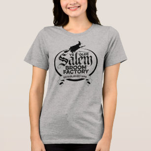 Camiseta Triblenda Salem Witch Broom Factory - gótica vintage diverti