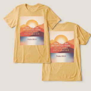 Camiseta Triblenda Salmo 118:24 Este Es El Día