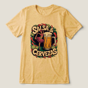 Camiseta Triblenda Salsa y Cervezas