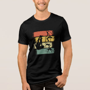 Camiseta Triblenda Salto con Pértiga Retro Vintage