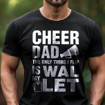 Camiseta Triblenda Saluda A Papá Lo Único Que Invito Es Mi Cartera<br><div class="desc">¡Muéstrale tu apoyo a tu animadora con esta divertida y relacionable camiseta de "Cheer Dad: La única cosa que vuelvo es mi cartera"! Esta camiseta es perfecta para los padres de ovación que entienden el compromiso financiero de animar pero no lo cambiarían por el mundo. Es un gran regalo para...</div>
