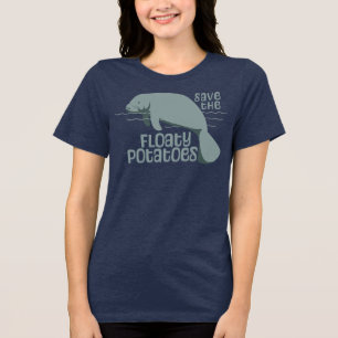 Camiseta Triblenda Salva Al Manatí Las Patatas Flotantes