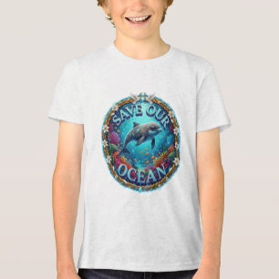 CAMISETA TRIBLENDA SALVA NUESTRO OCÉANO