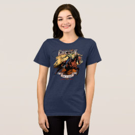 Camiseta Triblenda Salva un Caballo; Monta un Vaquero | Mujeres