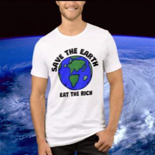 Camiseta Triblenda Salvar A La Tierra Comer A Los Ricos   Audaz activ