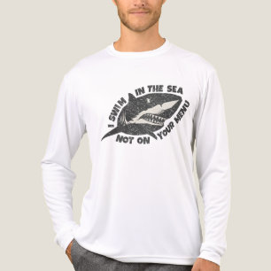 Camiseta Triblenda Salvar a los tiburones al estilo vintage