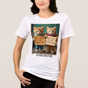 Camiseta Triblenda Salvar a nuestras escuelas públicas como políticas