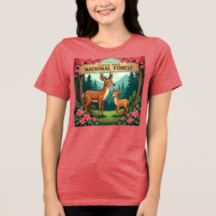 Camiseta Triblenda Salvar nuestro bosque nacional