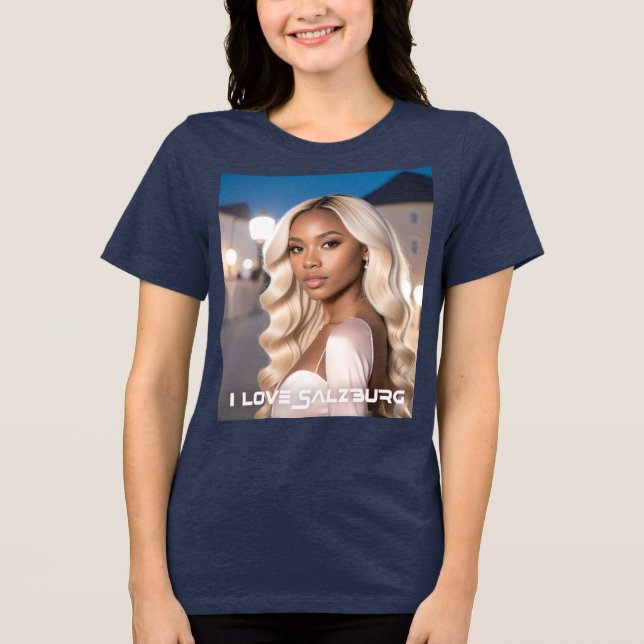 CAMISETA TRIBLENDA SALZBURG - I LOVE SALZBURG (Anverso)