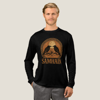 Camiseta Triblenda Samhain Pagan Ravens Célticas Wiccan