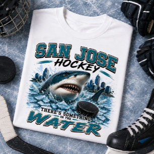 Camiseta Triblenda San Jose Hockey Algo en el Agua Tiburón