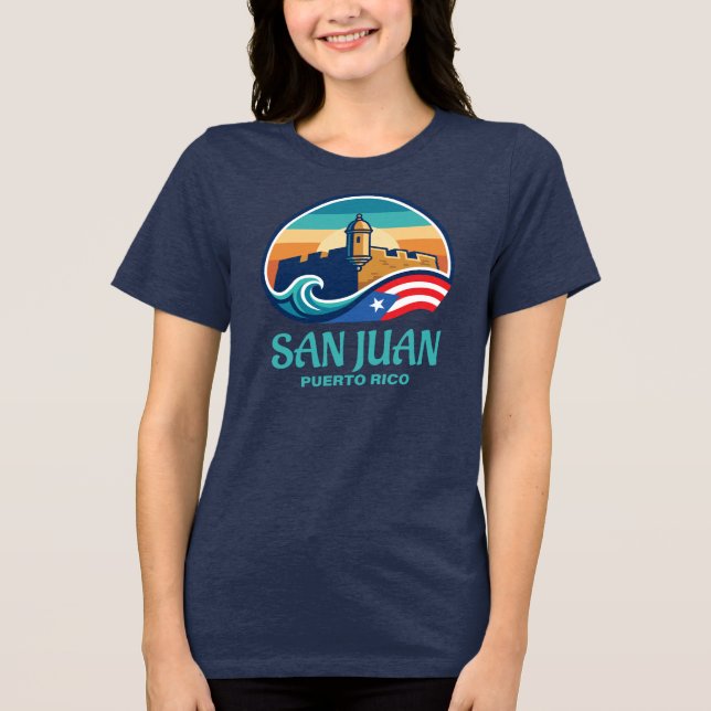 Camiseta Triblenda San Juan Puerto Rico (Anverso)
