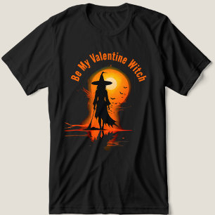 Camiseta Triblenda San Valentín gótico mágico sea mi bruja de San Val