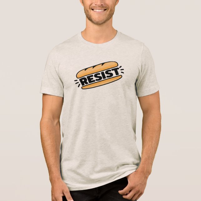 Camiseta Triblenda Sándwich resiste el fascismo (Anverso)