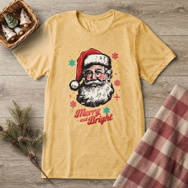 Camiseta Triblenda Santa Antiguo Alegre y Brillante