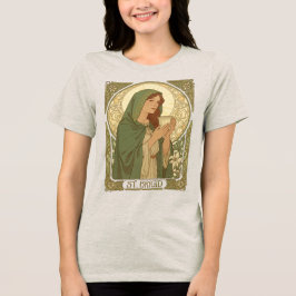 Camiseta Triblenda Santa Brígida La Patrona de la Producción de Lácte