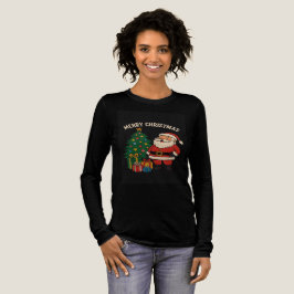 Camiseta Triblenda Santa Claus Christmas Tree