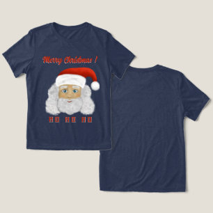 Camiseta Triblenda Santa Claus HO HO HO HO Feliz Navidad