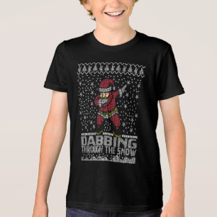 Camiseta Triblenda Santa Dabbing Through the Snow