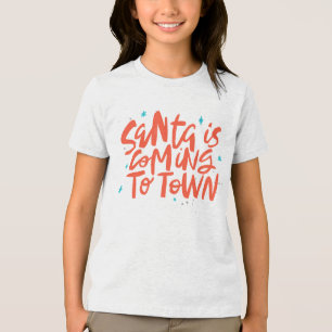 Camiseta Triblenda Santa está llegando al diseño de las vacaciones en
