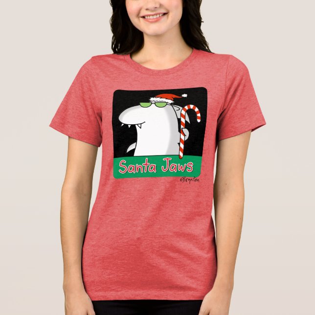 Camiseta Triblenda Santa Jaws (Anverso)