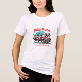 Camiseta Triblenda Santa Jolly Mode: Chill, Sip, Repeat” for Coworker
