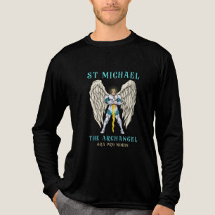 Camiseta Triblenda Santa oración católica al Arcángel San Miguel