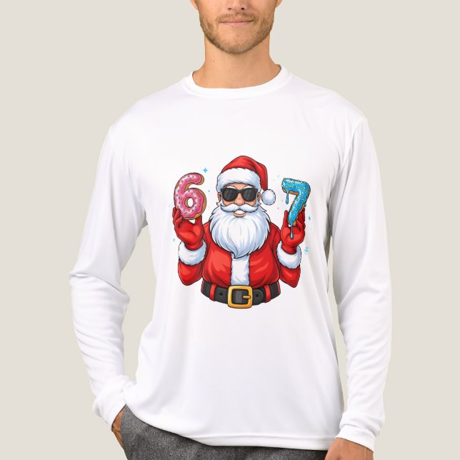 Camiseta Triblenda Santa’s 6 & 7 Donut Party (Anverso )