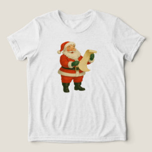 Camiseta Triblenda Santa vintage/retro alegre y festivo