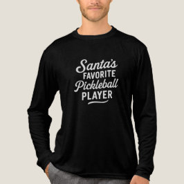 Camiseta Triblenda Santa's FAVORITE Pickleball PLAYER