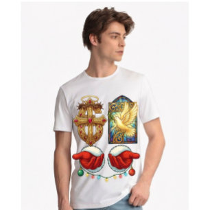 Camiseta Triblenda Santo seis siete para cristianos 