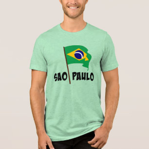 Camiseta Triblenda Sao Paulo, Bandera de Brasil,