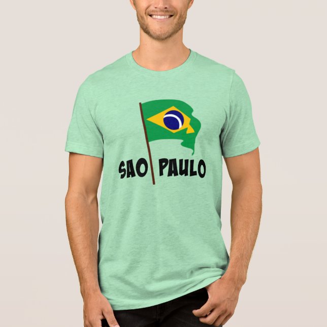 Camiseta Triblenda Sao Paulo, Flag of Brazil, (Anverso)