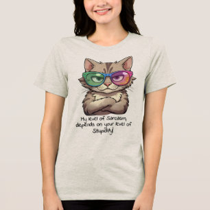 Camiseta Triblenda Sarcasmo -dgn.1 de Maaya_Prints, feministas