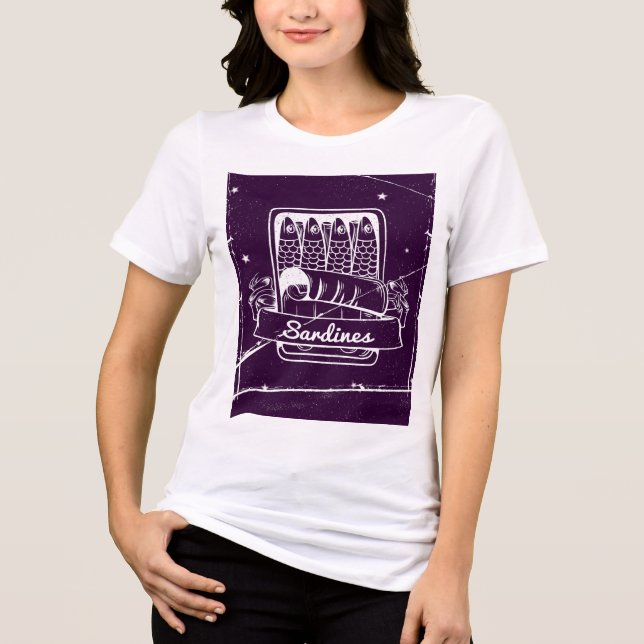 Camiseta Triblenda Sardinas en lata con problemas (Anverso)