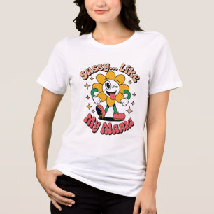 Camiseta Triblenda Sassy como mi mamá